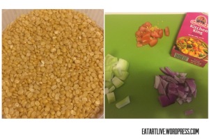 Yellow lentils/ Moong dal sabzi